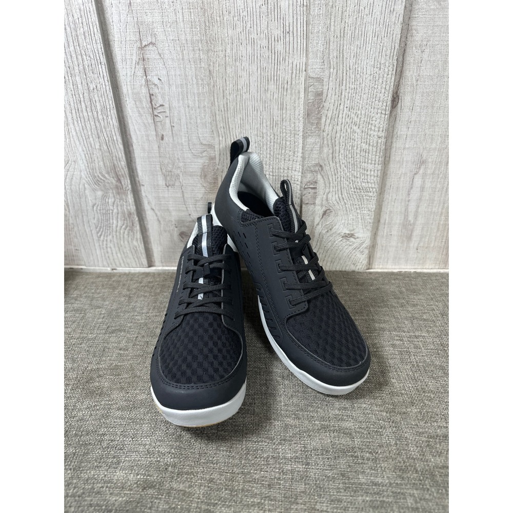 Louis Garneau T-Flex Cycling Shoes Womens 9 Black White Reflective Sneakers